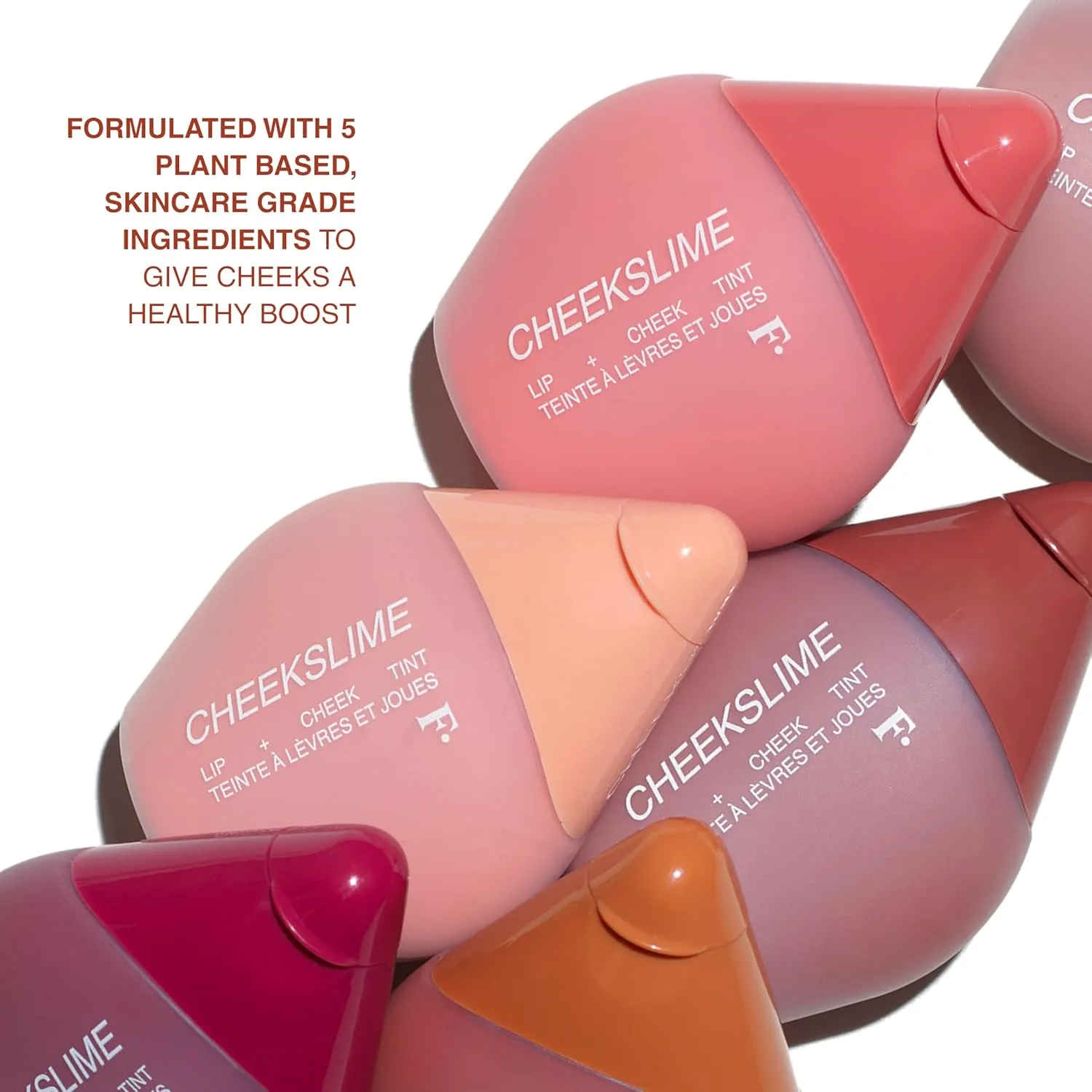 Freck Beauty CHEEKSLIME Lip & Cheek Tint - Liquid Cream Blush, High Impact Pigments, Blends Seamlessly, Dries Down to Natural Flush for All Skin Tones | JAM SESH (Deep Berry)