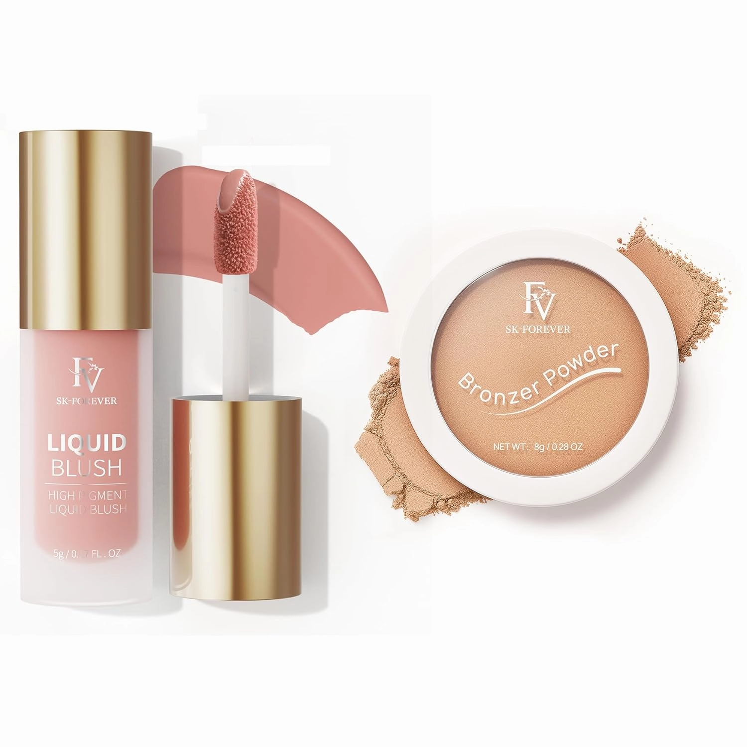 FV Liquid Blush High Pigmented & Talc Free Bronzer Powder