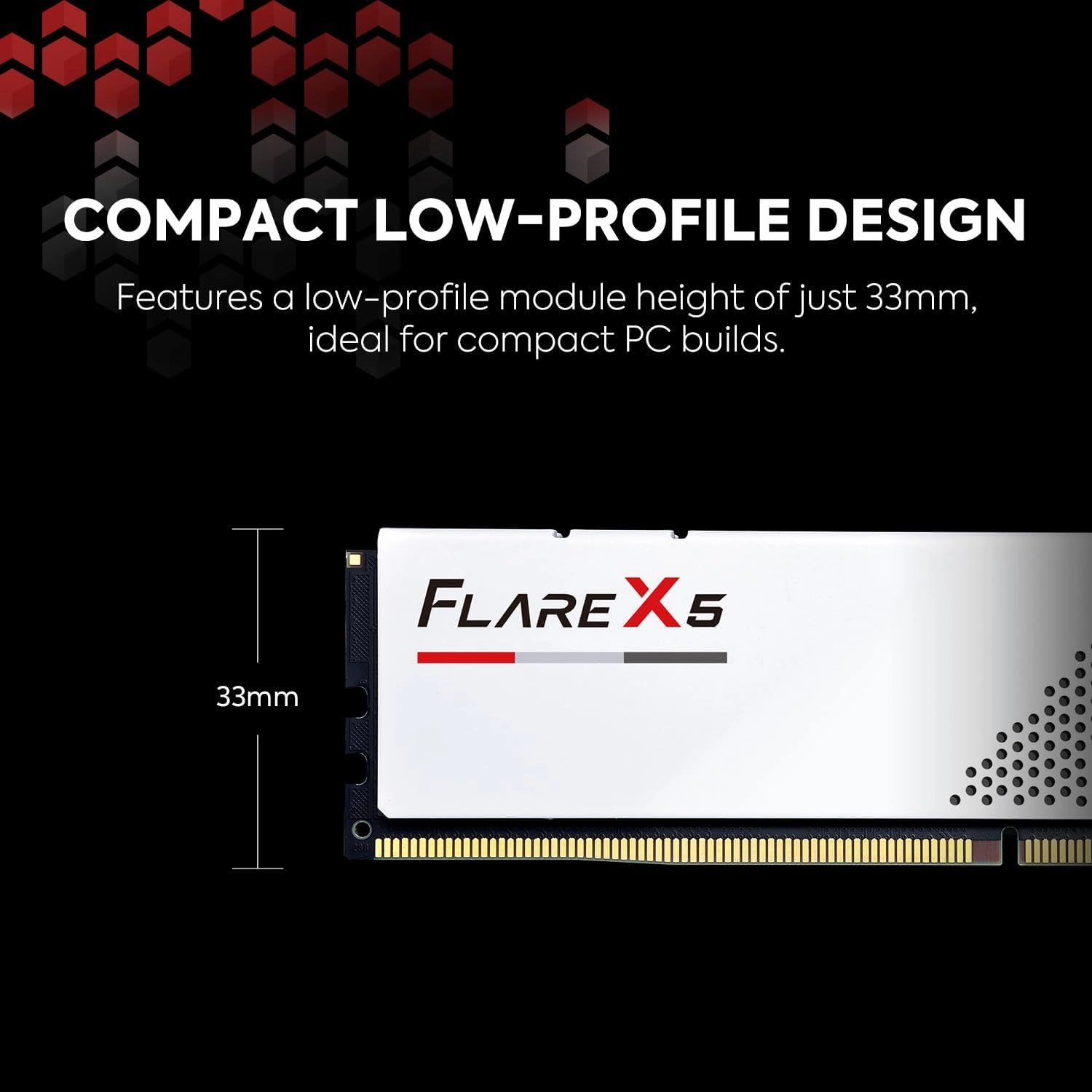 G.SKILL Flare X5 Series (AMD Expo) DDR5 RAM 64GB (2X 32GB) 6000MT/s CL28-36-36-96 1.40V Desktop Computer Memory U-DIMM - Matte White (F5-6000J2836G32GX2-FX5W)