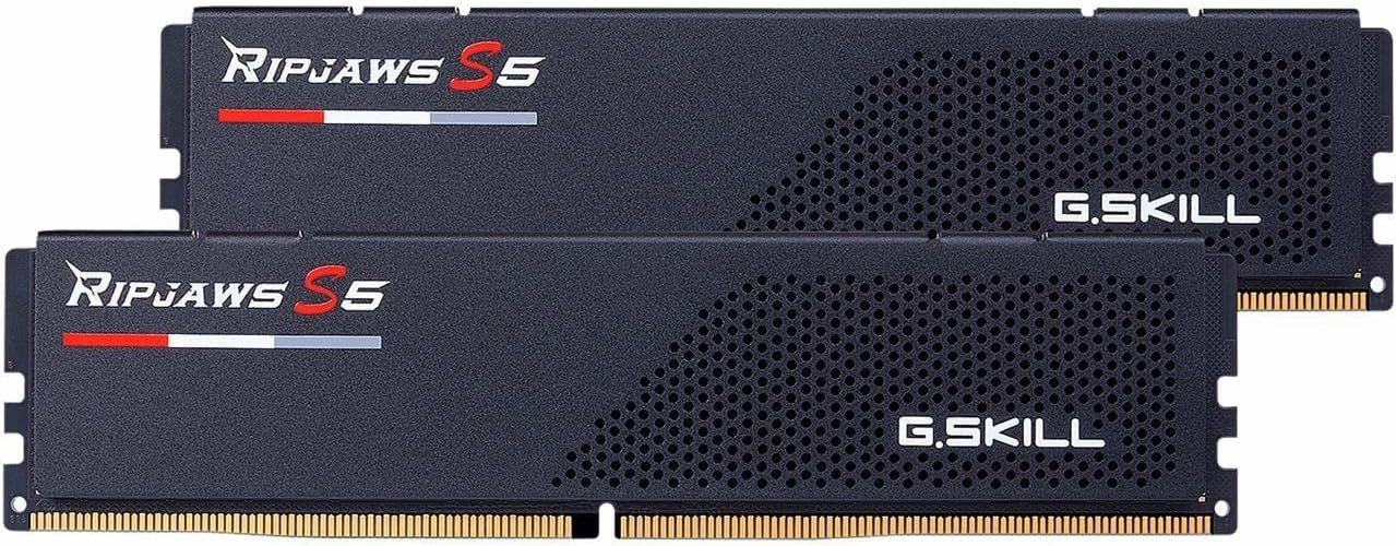 G.SKILL Ripjaws S5 Series (Intel XMP 3.0) DDR5 RAM 32GB (2x16GB) 6800MT/s CL34-45-45-108 1.40V Desktop Computer Memory UDIMM - Matte Black (F5-6800J3445G16GX2-RS5K)