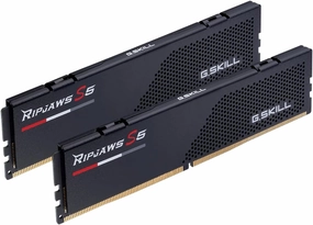 G.SKILL Ripjaws S5 Series (Intel XMP 3.0) DDR5 RAM 48GB (2x24GB) 6400MT/s CL36-48-48-102 1.40V Desktop Computer Memory UDIMM - Matte Black (F5-6400J3648G24GX2-RS5K)