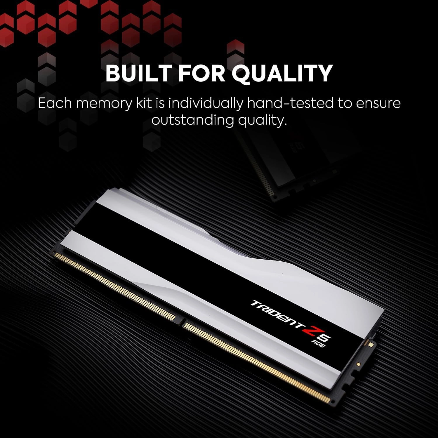 G.SKILL Trident Z5 RGB Series (Intel XMP 3.0 & AMD Expo) DDR5 RAM 32GB (2x16GB) 6000MT/s CL36-36-36-96 1.35V Desktop Computer Memory UDIMM - Matte White (F5-6000J3636F16GX2-TZ5RW)