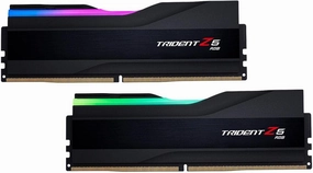 G.SKILL Trident Z5 RGB Series (Intel XMP 3.0) DDR5 RAM 32GB (2x16GB) 5200MT/s CL36-36-36-83 1.20V Desktop Computer Memory UDIMM - Matte Black (F5-5200J3636C16GA2-TZ5RK)