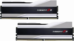 G.SKILL Trident Z5 Series (Intel XMP 3.0) DDR5 RAM 64GB (2x32GB) 6000MT/s CL32-38-38-96 1.40V Desktop Computer Memory UDIMM - Metallic Silver (F5-6000J3238G32GX2-TZ5S)