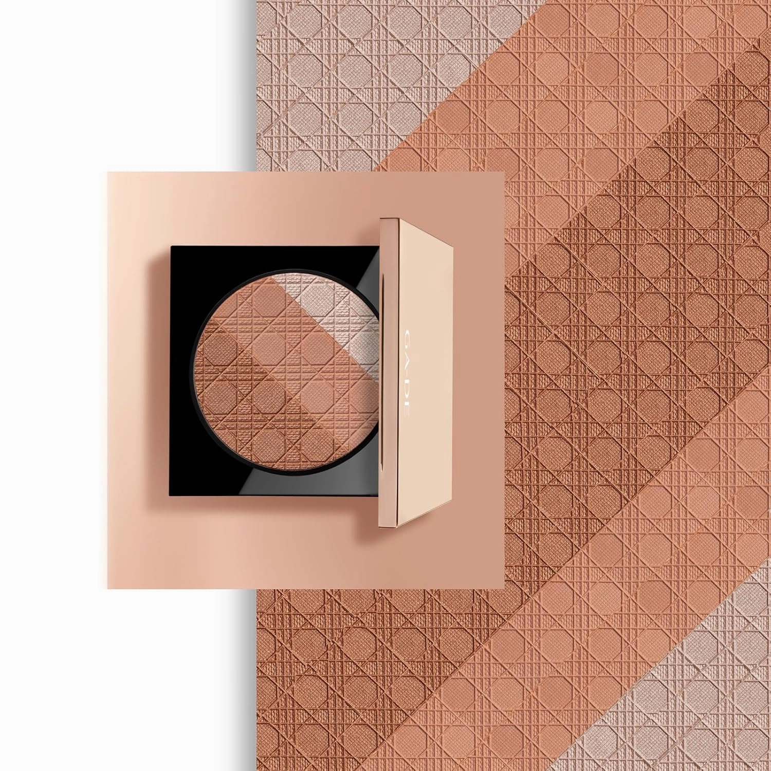 GA-DE Glow FX Natural Face Palette - Blush for Cheeks, Bronzer Powder, and Highlighter Makeup - Enriched with Jojoba Oil - 135 Cool and Cozy - 0.42 oz