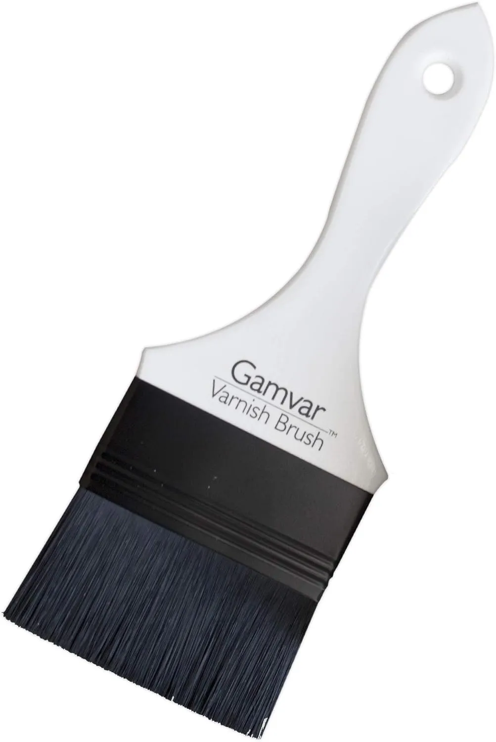 Gamblin Gamvar Varnish Brush 75mm - Professional Paint Brush for Acrylic Varnish Oil Gesso Polyurethane and More! Vegan-Friendly Synthetic Bristles Ideal for Varnishing Interior and Exterior Projects
