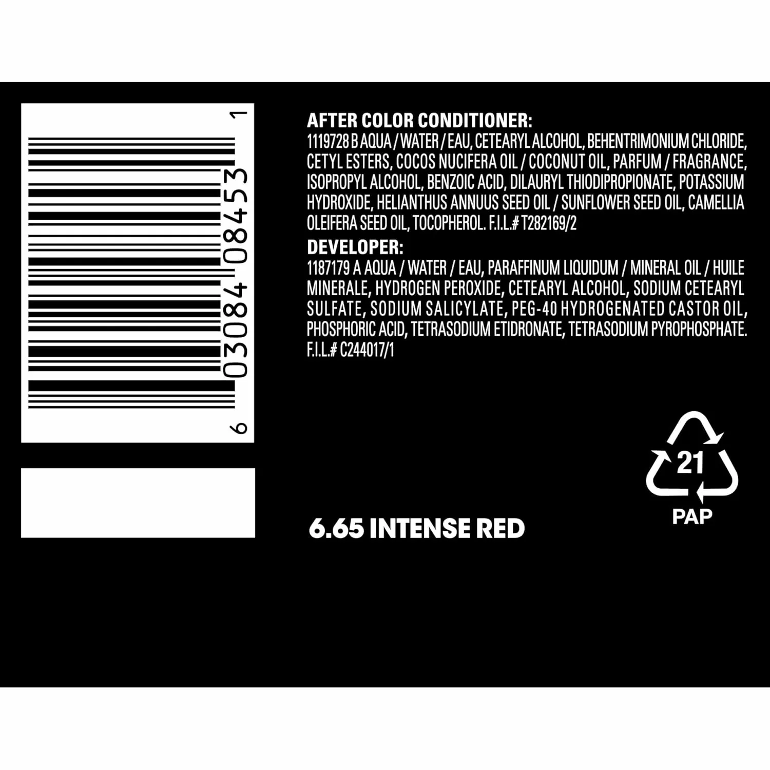 Garnier Olia Hair Color, Oil Powered Ammonia Free Permanent Hair Dye for Long-Lasting Color, 6.65 Intense Red, 2 Dye Kits