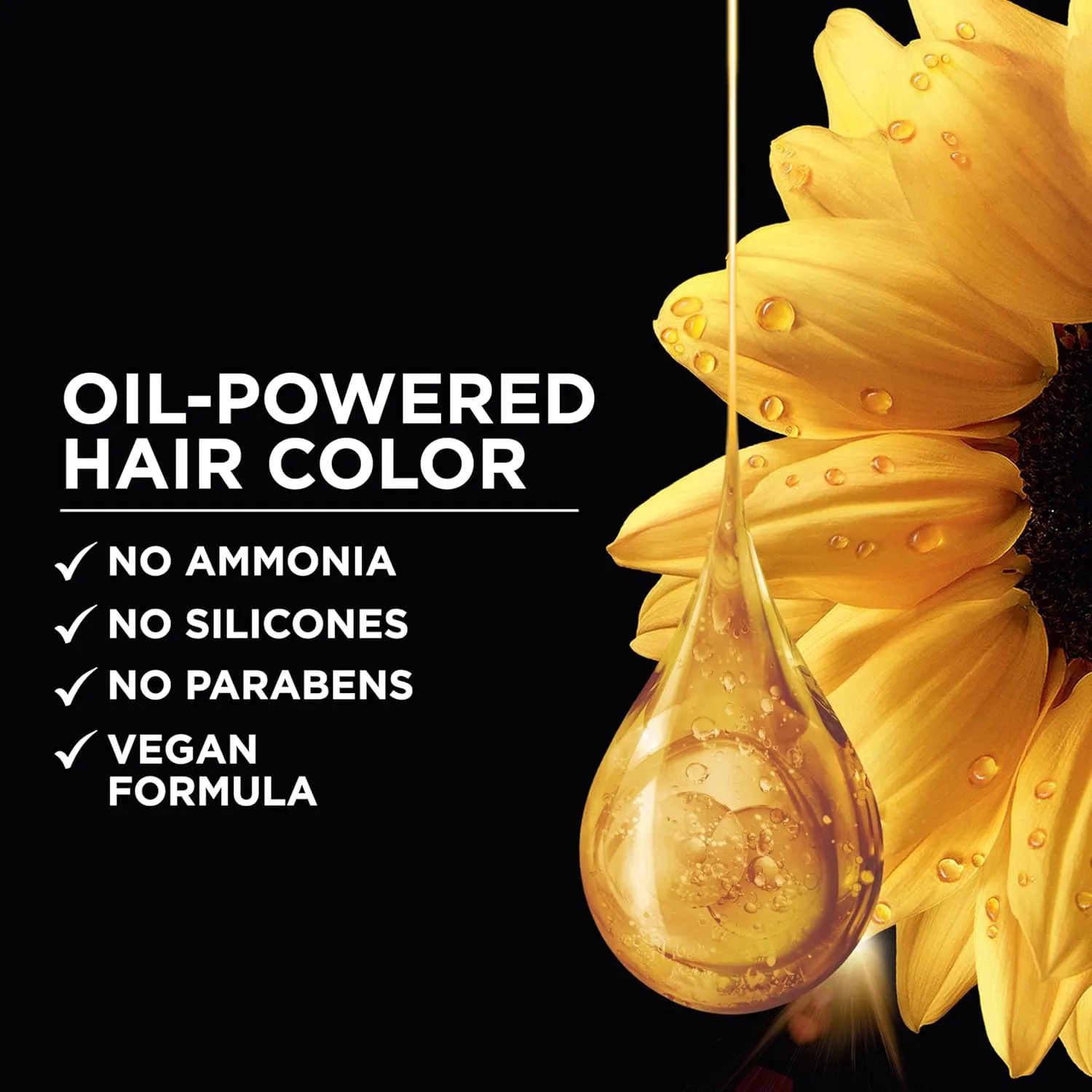 Garnier Olia Hair Color, Oil Powered Ammonia Free Permanent Hair Dye for Long-Lasting Color, 6.65 Intense Red, 2 Dye Kits
