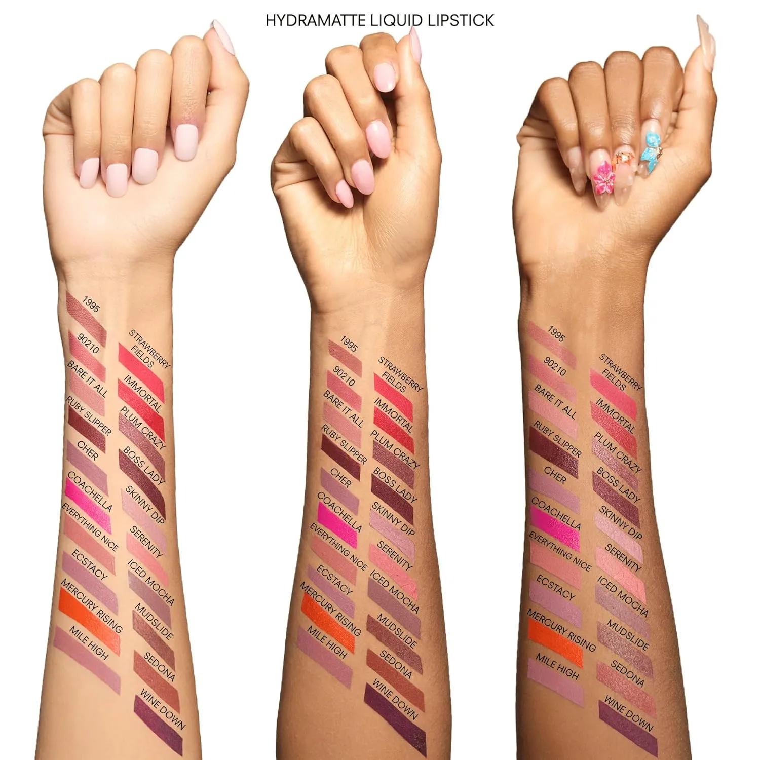 Gerard Cosmetics HydraMatte Liquid Lipstick Bare It All, Mauve Lipstick with Matte Finish, Long Lasting and Non Drying, Super Pigmented Fully Opaque Lip Color