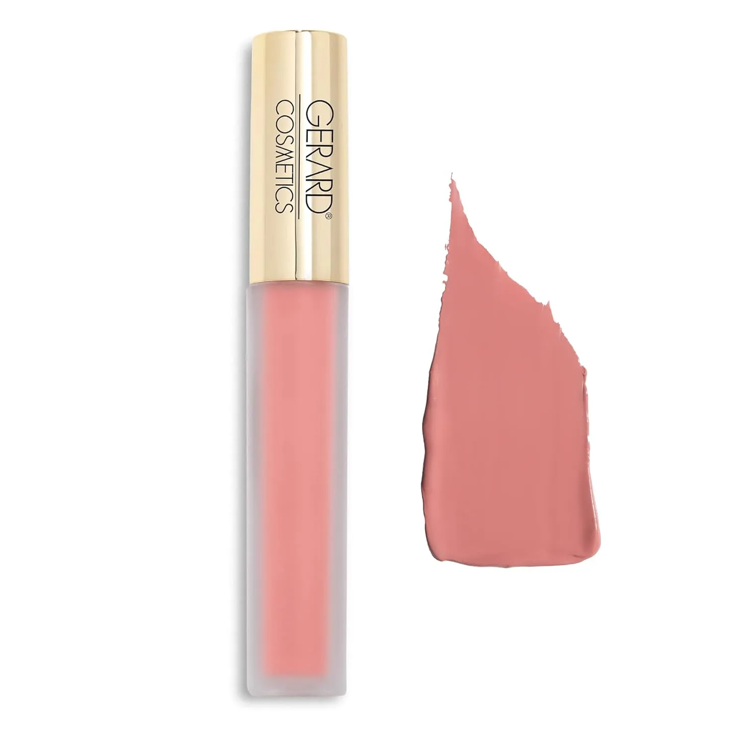 Gerard Cosmetics HydraMatte Liquid Lipstick Bare It All, Mauve Lipstick with Matte Finish, Long Lasting and Non Drying, Super Pigmented Fully Opaque Lip Color