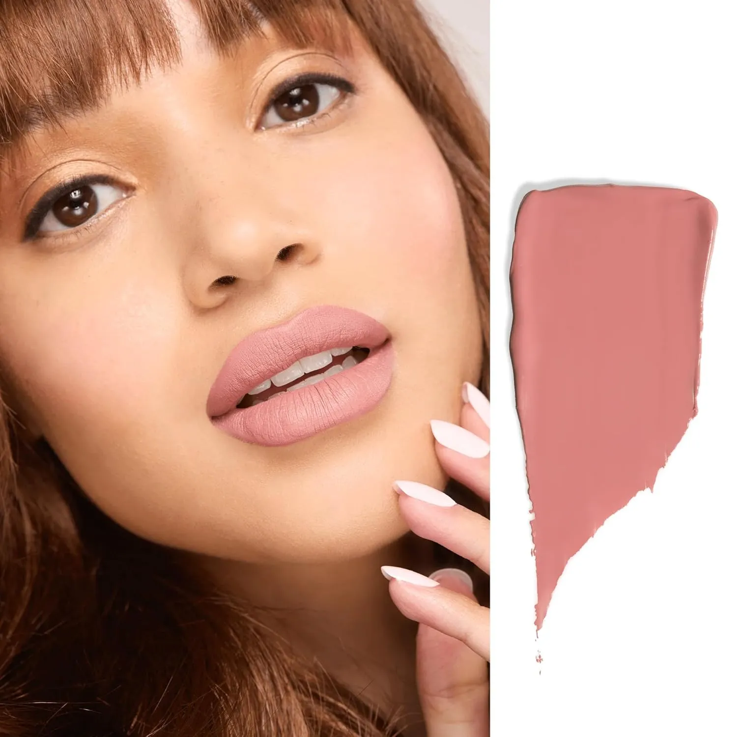 Gerard Cosmetics HydraMatte Liquid Lipstick Bare It All, Mauve Lipstick with Matte Finish, Long Lasting and Non Drying, Super Pigmented Fully Opaque Lip Color