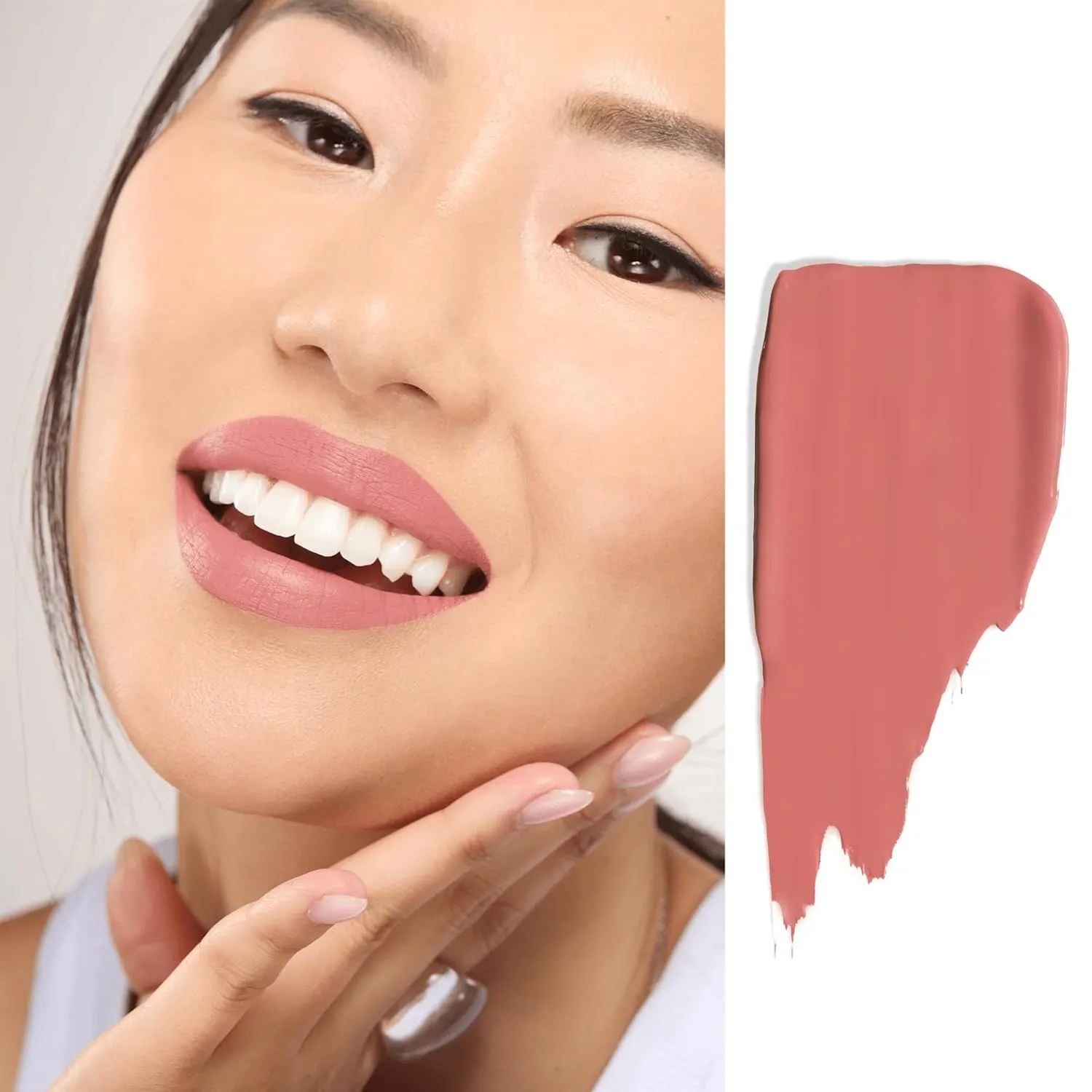 Gerard Cosmetics HydraMatte Liquid Lipstick Everything Nice, Nude Pink Lipstick with Matte Finish, Long Lasting and Non Drying, Super Pigmented Fully Opaque Lip Color