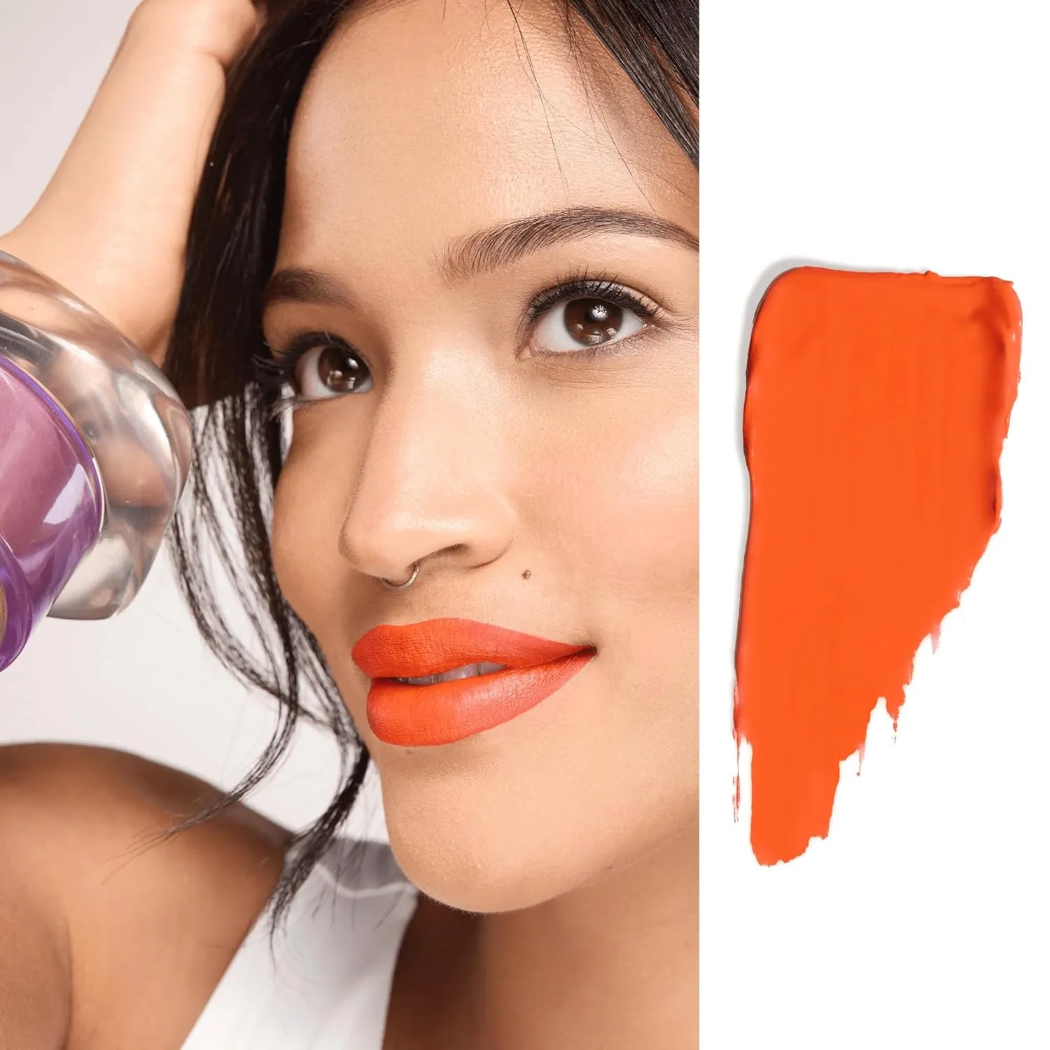 Gerard Cosmetics HydraMatte Liquid Lipstick Mercury Rising, Orange Red Lipstick with Matte Finish, Long Lasting and Non Drying, Super Pigmented Fully Opaque Lip Color