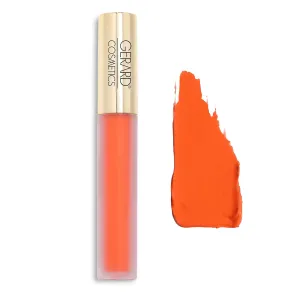 Gerard Cosmetics HydraMatte Liquid Lipstick Mercury Rising, Orange Red Lipstick with Matte Finish, Long Lasting and Non Drying, Super Pigmented Fully Opaque Lip Color