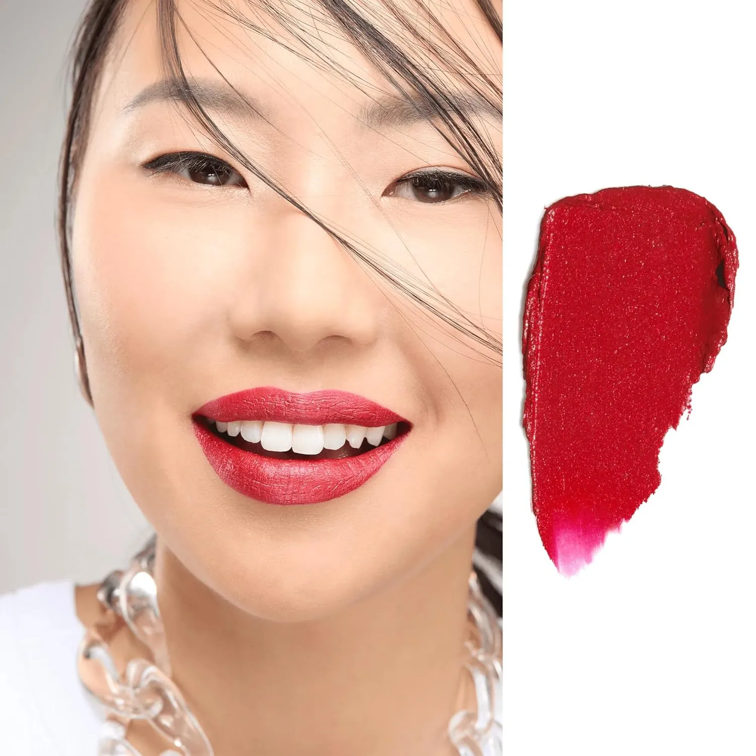 Gerard Cosmetics Metal Matte Liquid Lipstick Cherry Bomb, Matte Red Lipstick with Metallic Finish, Long Lasting, Hydrating Ingredients, Cruelty Free & Made in the USA
