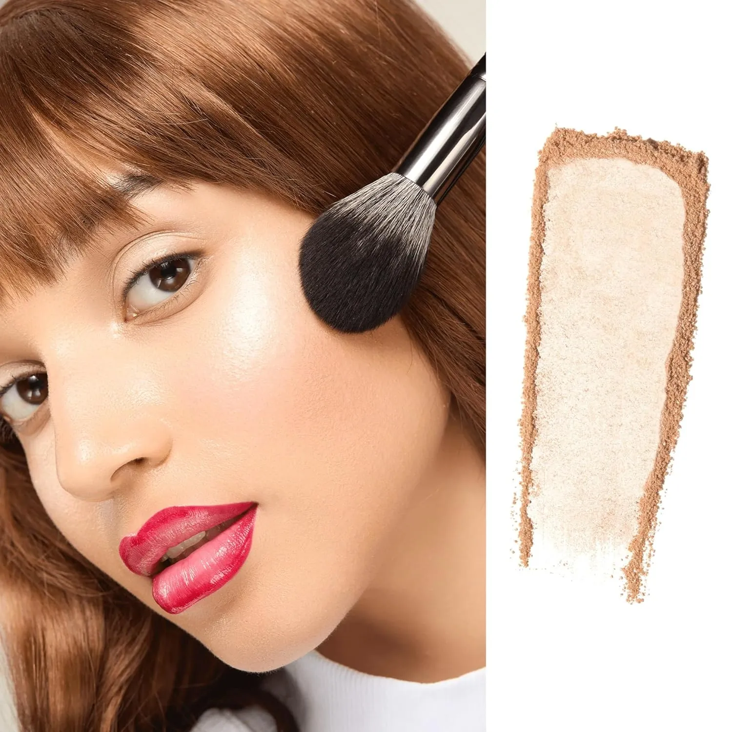 Gerard Cosmetics Star Powder Highlighter Grace, Pearlescent White Highlighter Makeup for Glowing Skin, Professional Facial Luminizer, Cruelty Free, Made in the USA