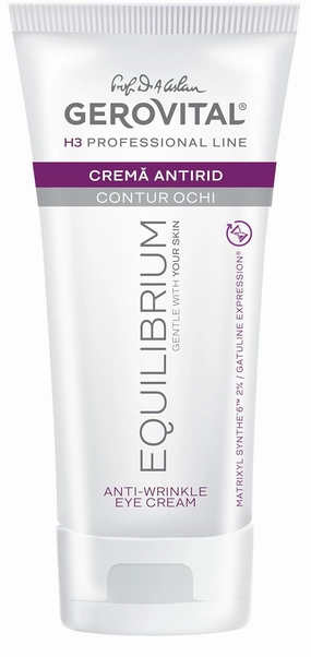 GEROVITAL EQUILIBRIUM Anti-Wrinkle Eye Contour Cream | Professional Cream for Eyes, 100 ml
