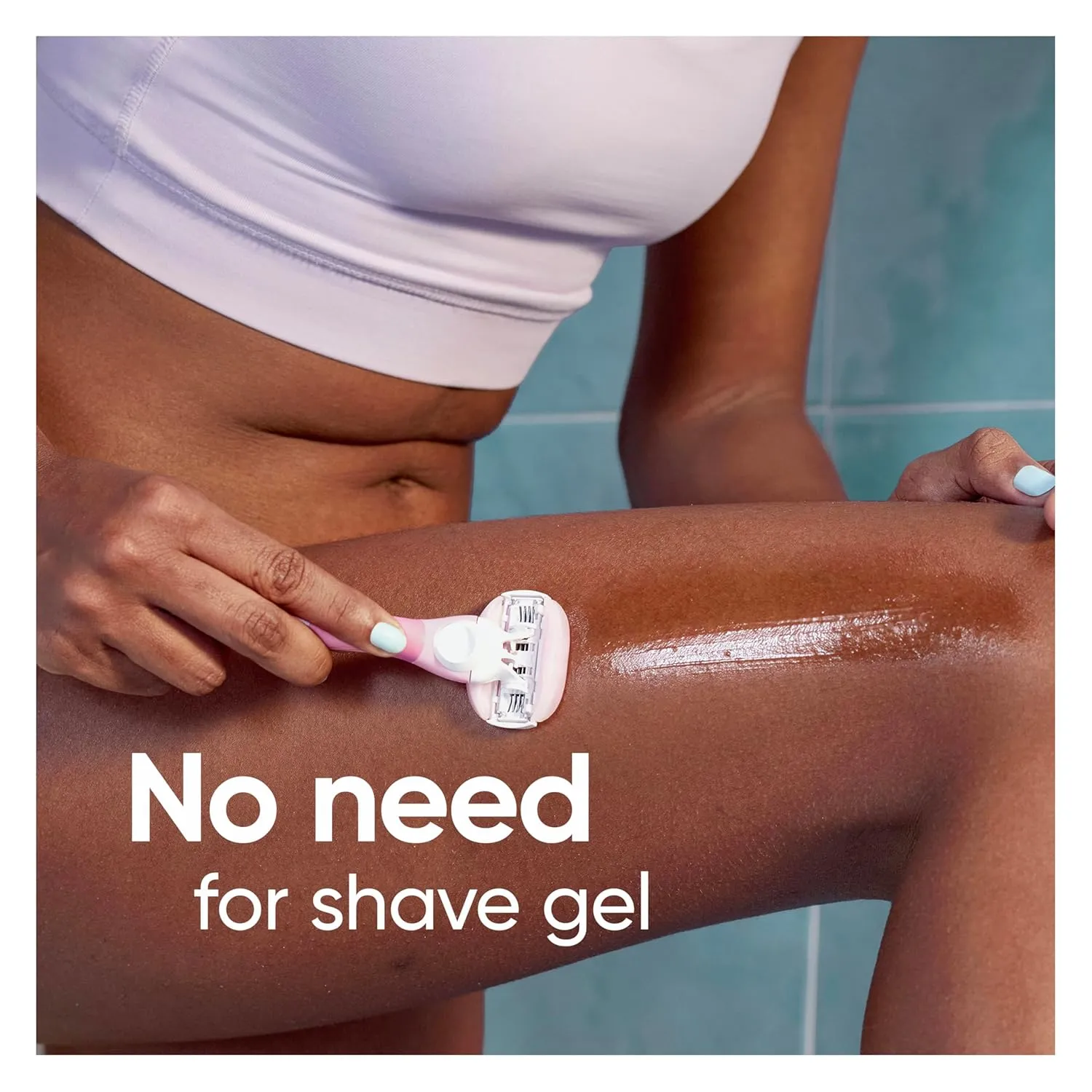 Gillette Venus ComfortGlide White Tea Women's Razor - 1 Handle   2 Refills