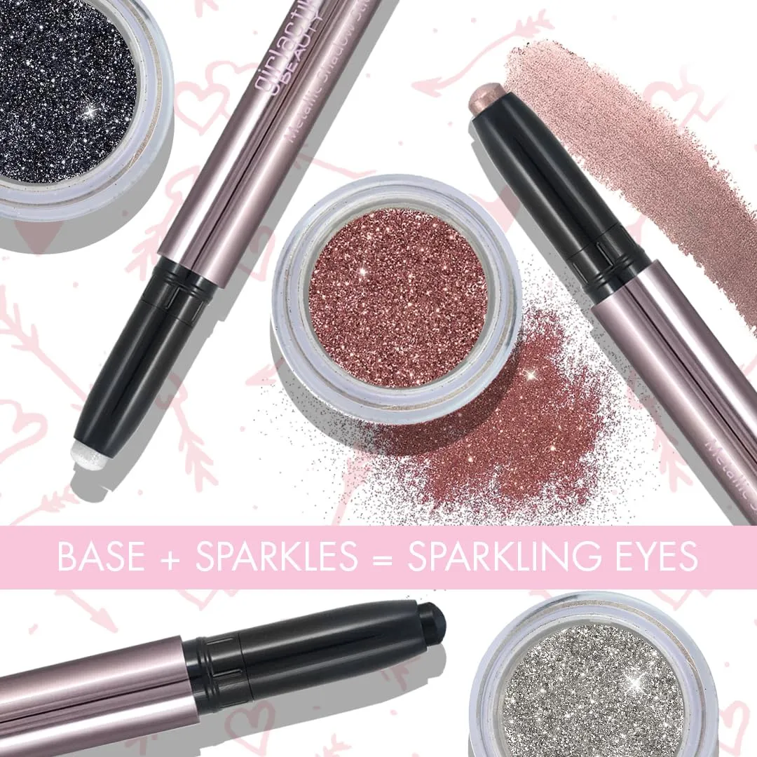 Girlactik Creamy Eyeshadow Stick- Long Lasting and Water-Resistant, Shimmering and Matte Colors Eye Shadow Stick Makeup, Built-in sharpener - 2 g / .07 oz (Cashmere)
