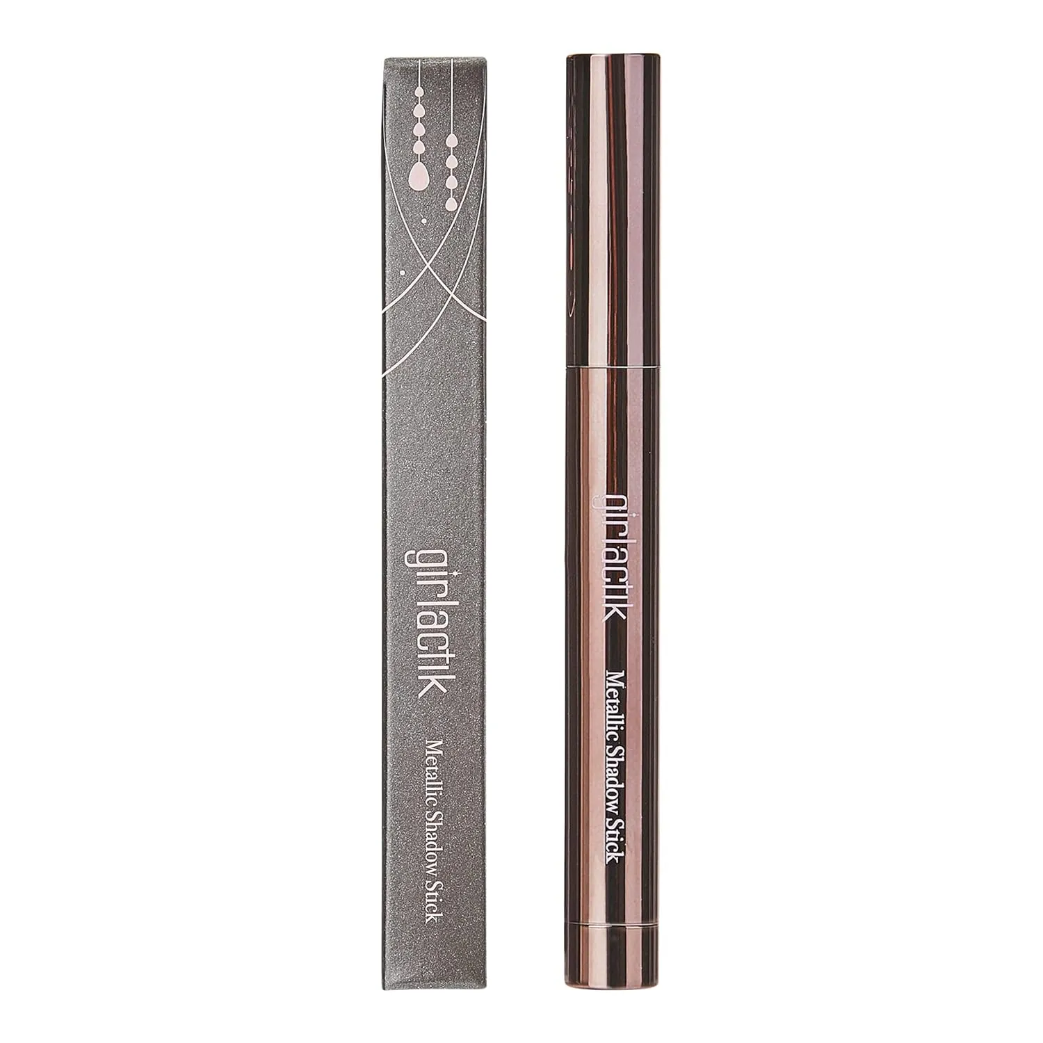 Girlactik Creamy Eyeshadow Stick- Long Lasting and Water-Resistant, Shimmering and Matte Colors Eye Shadow Stick Makeup, Built-in sharpener - 2 g / .07 oz (Stone)