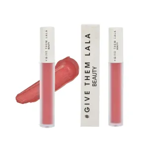 GIVE THEM LALA Matte Lipstick - Hydromatte Liquid Lipstick For Women - Satin Soft, Non-Drying Finish - Lightweight and Long Lasting Lipstick - Cruelty Free Lip Makeup (Come Over)