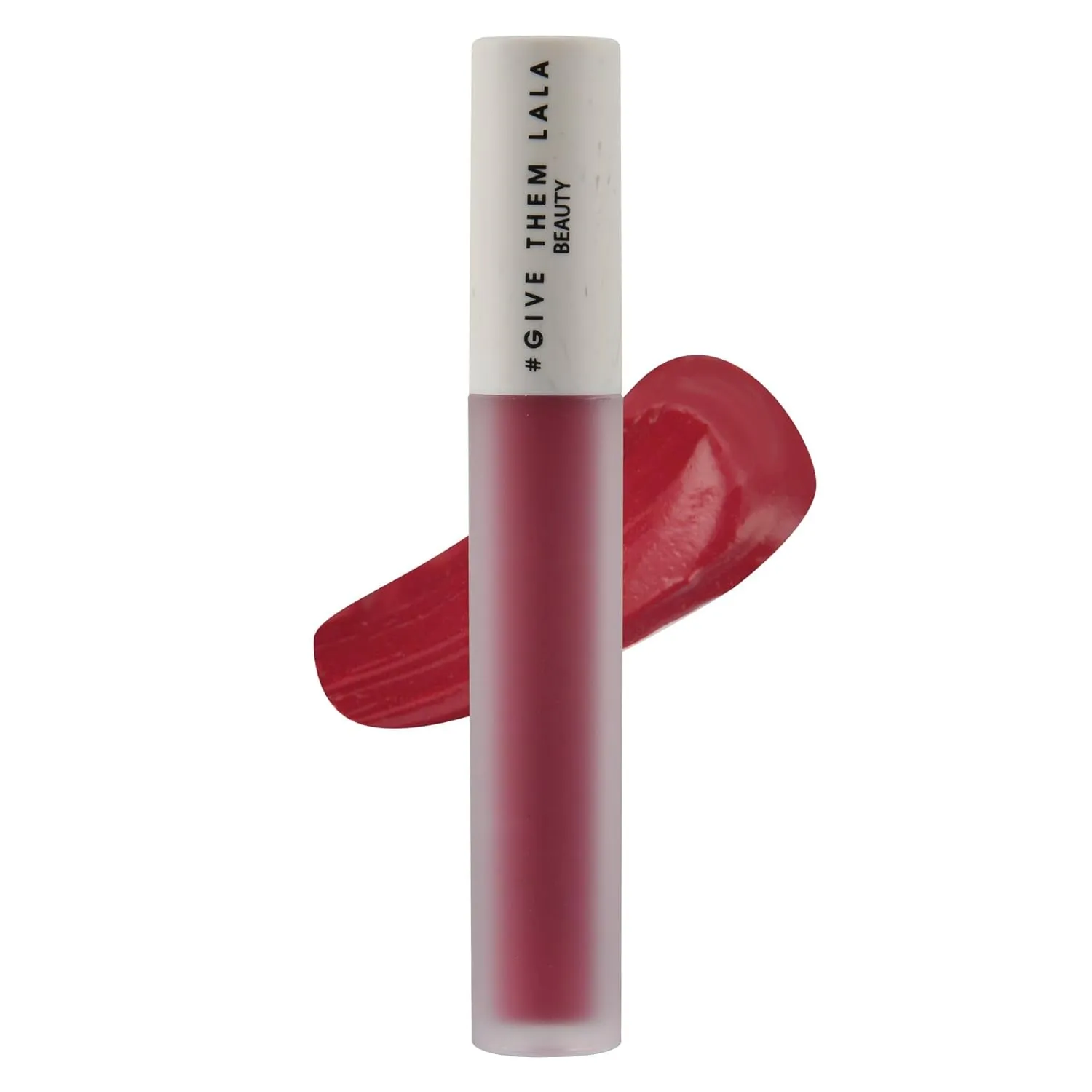 GIVE THEM LALA Matte Lipstick - Hydromatte Liquid Lipstick For Women - Satin Soft, Non-Drying Finish - Lightweight and Long Lasting Lipstick - Cruelty Free Lip Makeup (Good Luck)