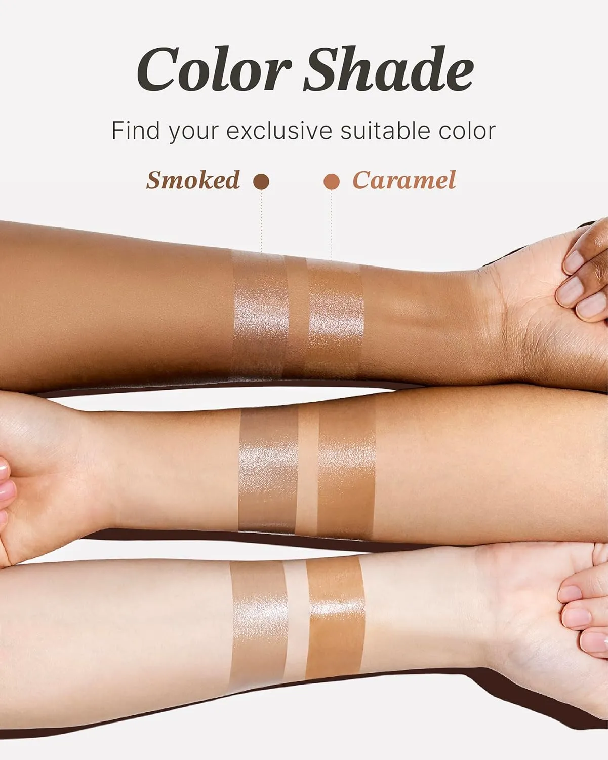 Glint Sheer Bronzer Stick (Caramel, 0.24oz) - Creamy Buildable, Blendable Formula for Natural Contour, Long-Lasting, Smooth, Versatile Use. Korean Makeup. Nose, Face, Cheeks.