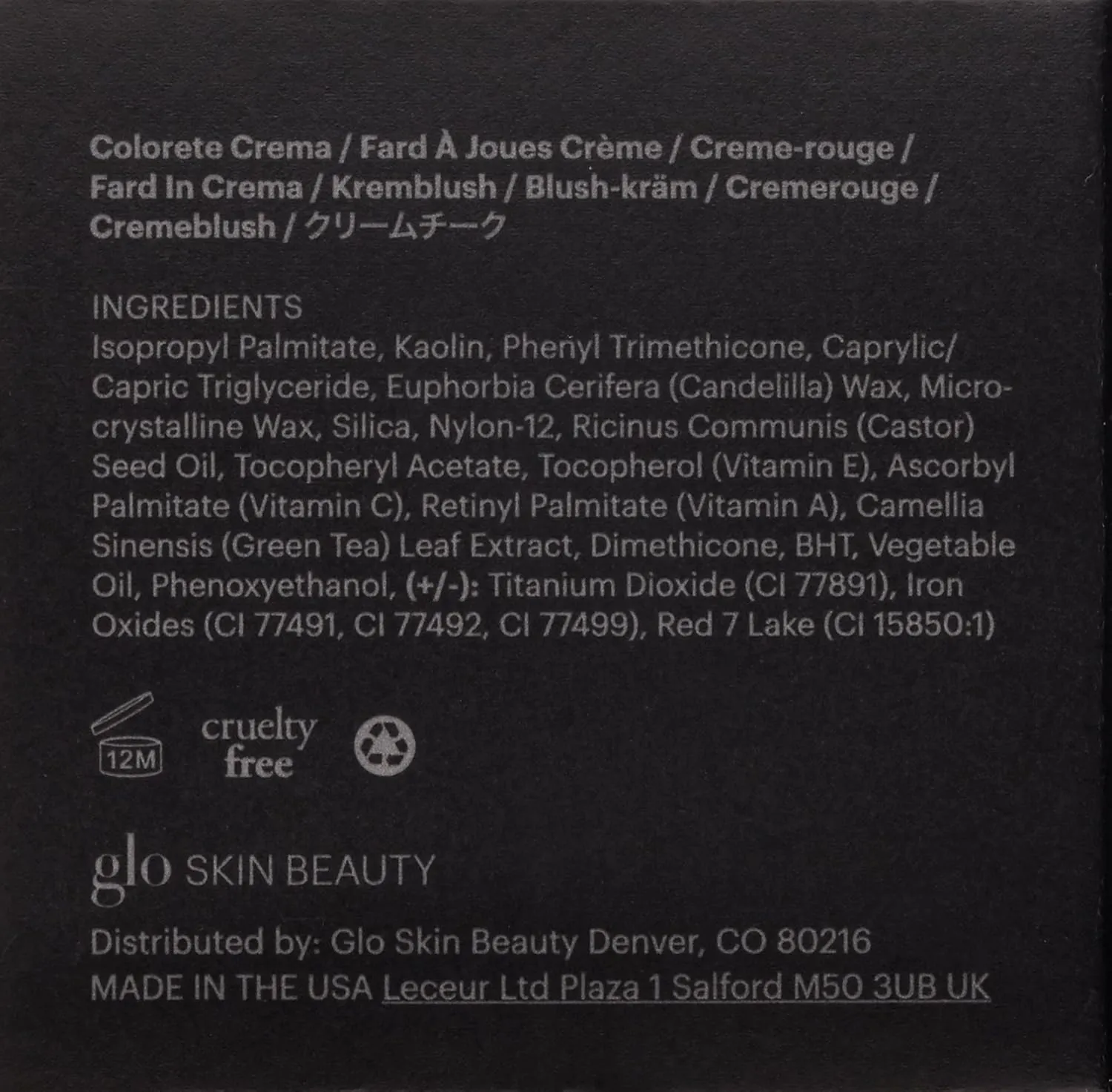 Glo Skin Beauty Cream Blush | Creamy, Saturated Blush Formula that Melts Into Skin for A Natural, Flushed Look, (Firstlove)