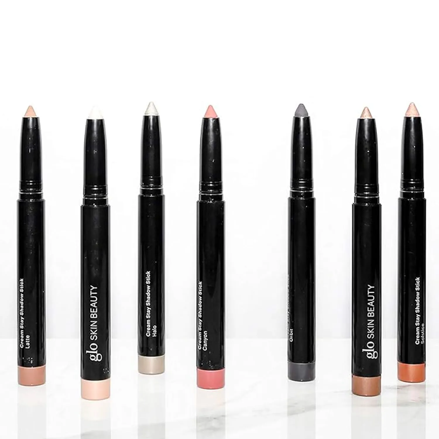 Glo Skin Beauty Cream Stay Shadow Stick (Latte) - Multi-Purpose Eyeshadow Mineral Makeup Can Also Be Used as Liner on Lips or Cheeks, 12-Hours of Wear