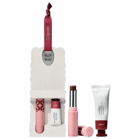 Glossier Storm Lip   Cheek Duo: Ultralip High Shine Lipstick & Cloud Paint Gel Cream Blush