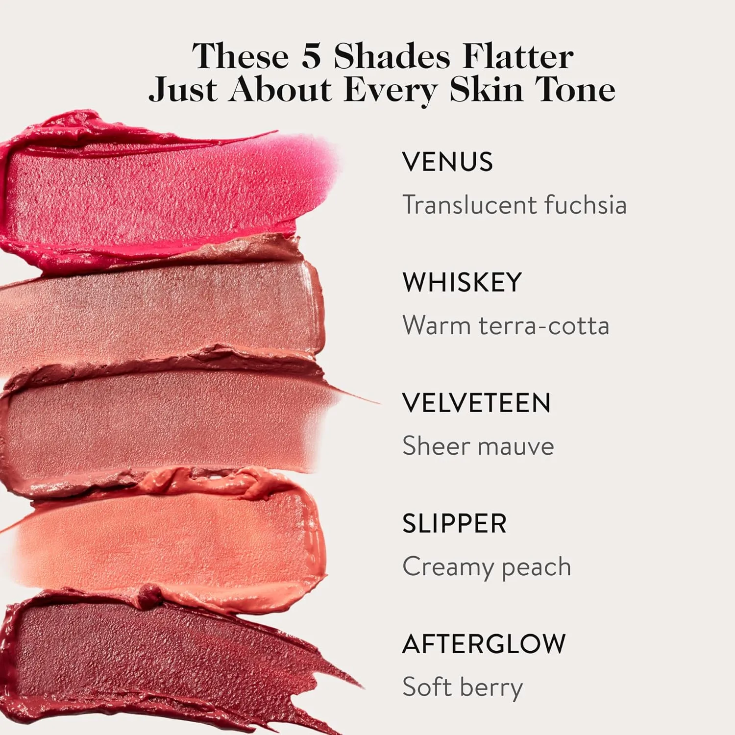 goop Beauty Cream Blush | Sheer Pop of Color for Lips & Cheeks | Vitamin C, Vitamin E & Safflower Oil | Natural Makeup for Glowing Skin | 0.5 oz | Venus - Translucent Fushsia