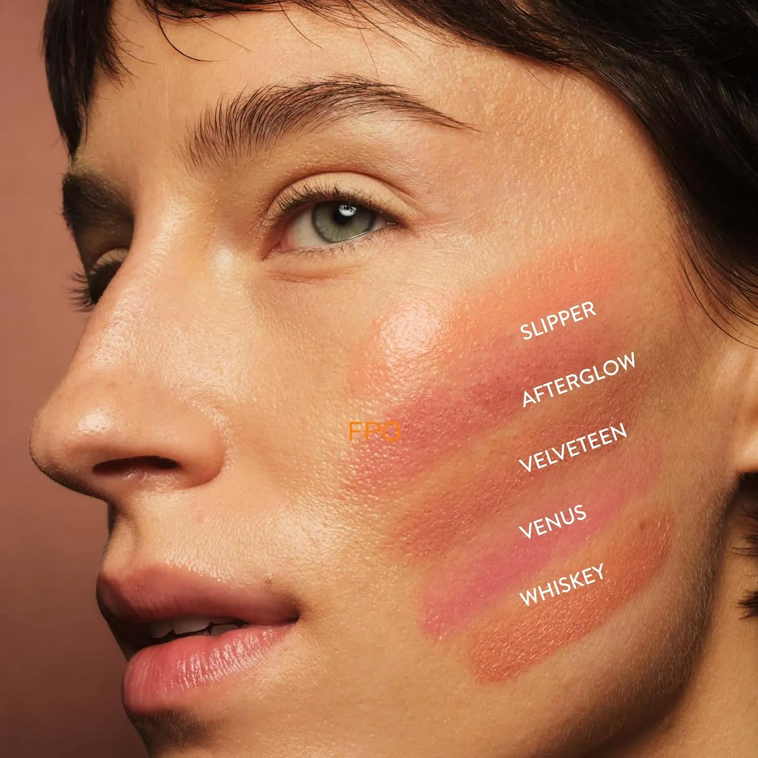 goop Beauty Cream Blush | Sheer Pop of Color for Lips & Cheeks | Vitamin C, Vitamin E & Safflower Oil | Natural Makeup for Glowing Skin | 0.5 oz | Whiskey - Warm Terracotta