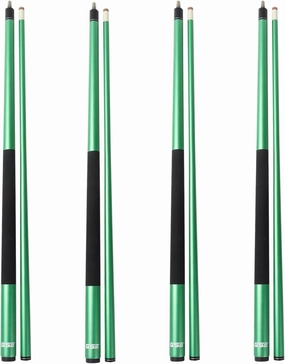 GSE Games & Sports Expert 58" 2-Piece Fiberglass Graphite Composite Billiard Pool Cue Sticks (Several Colors Available, Weight from 18oz, 19oz, 20oz, 21oz)