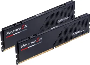 G.SKILL Ripjaws S5 Series (Intel XMP 3.0) DDR5 RAM 32GB (2x16GB) 6000MT/s CL30-40-40-96 1.35V Desktop Computer Memory UDIMM - Matte Black (F5-6000J3040F16GX2-RS5K)