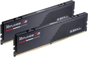 G.SKILL Ripjaws S5 Series (Intel XMP 3.0) DDR5 RAM 32GB (2x16GB) 6400MT/s CL36-48-48-102 1.35V Desktop Computer Memory UDIMM - Matte Black (F5-6400J3648F16GX2-RS5K)