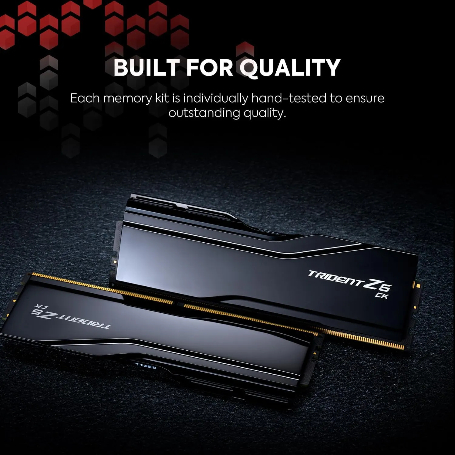 G.SKILL Trident Z5 CK Series (Intel XMP 3.0) DDR5 RAM 48GB (2x24GB) 8400MT/s CL40-52-52-134 1.40V Desktop Computer Memory CUDIMM - Mirror Black (F5-8400C4052G24GX2-TZ5CK)