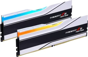 G.SKILL Trident Z5 Neo RGB Series (AMD Expo) DDR5 RAM 32GB (2X 16GB) 6000MT/s CL26-36-36-96 1.45V Desktop Computer Memory U-DIMM - White (F5-6000J2636H16GX2-TZ5NRW)
