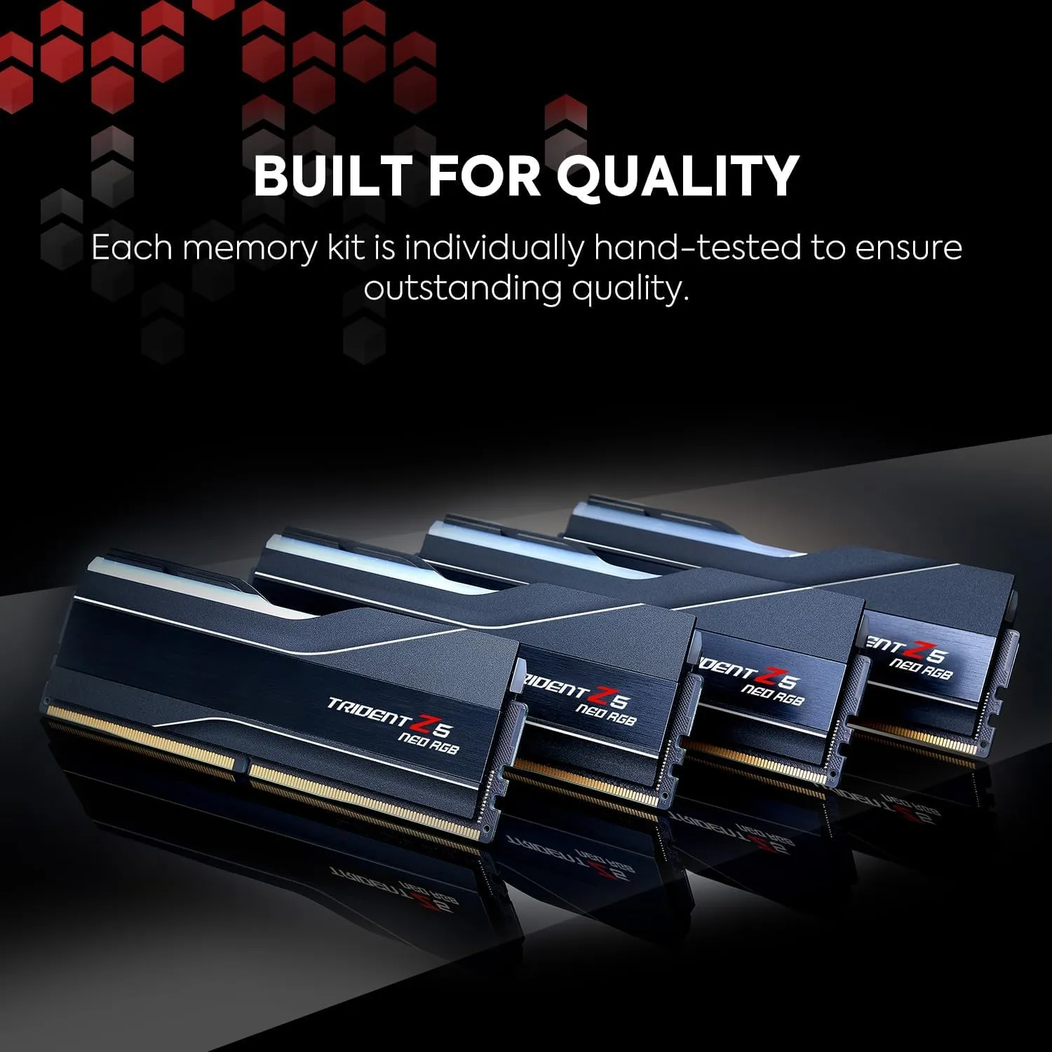 G.SKILL Trident Z5 Neo RGB Series (AMD Expo) DDR5 RAM 32GB (2X 16GB) 6000MT/s CL28-36-36-96 1.40V Desktop Computer Memory U-DIMM - Black (F5-6000J2836G16GX2-TZ5NR)