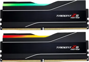 G.SKILL Trident Z5 Neo RGB Series (AMD Expo) DDR5 RAM 48GB (2x24GB) 5600MT/s CL40-40-40-89 1.25V Desktop Computer Memory UDIMM - Matte Black (F5-5600J4040D24GX2-TZ5NR)