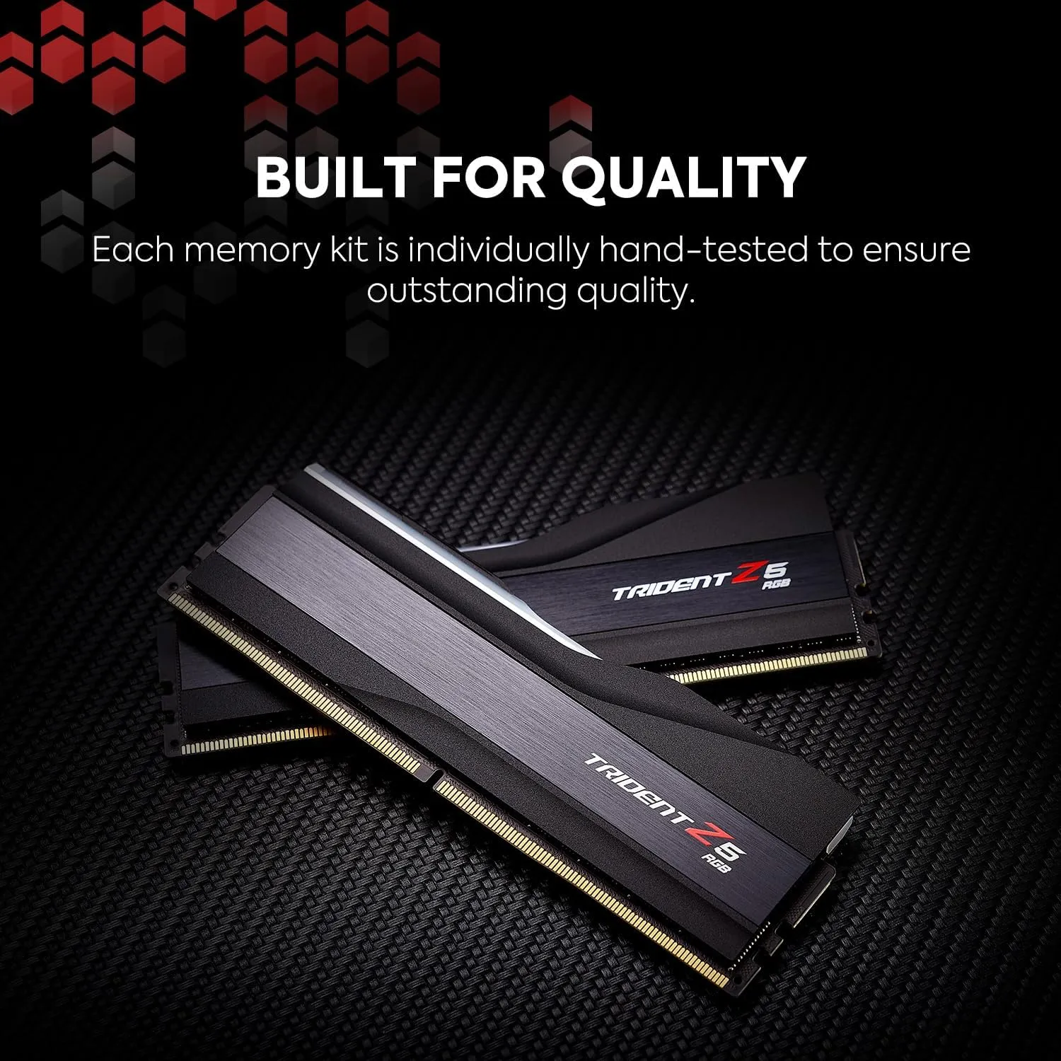 G.SKILL Trident Z5 RGB Series (Intel XMP 3.0 & AMD Expo) DDR5 RAM 32GB (2X 16GB) 6000MT/s CL36-36-36-96 1.35V Desktop Computer Memory U-DIMM - Matte Black (F5-6000J3636F16GA2-TZ5RK)