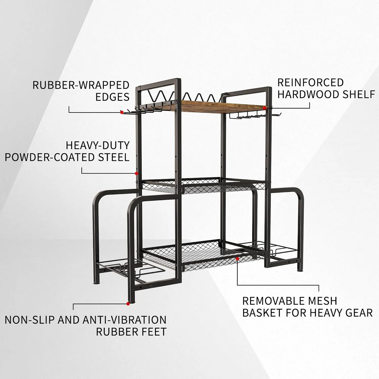Gun Rack,Portable Rifle Rack Stand, Heavy Duty Steel Indoor Outdoor Gun Racks, Folding Gun Rack Stand for Shooting Hunting Range