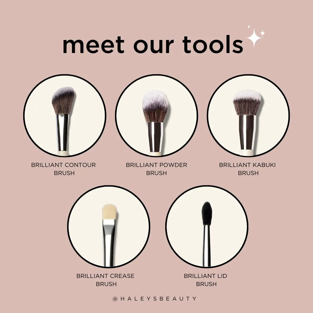 HALEYS Contour Brush VEGAN   CRUELTY-FREE, Angled & Tapered with Fluffy Bristles, Ideal for powder, cream, liquid, Use with blush, contour, bronzer, Sustainable Wood