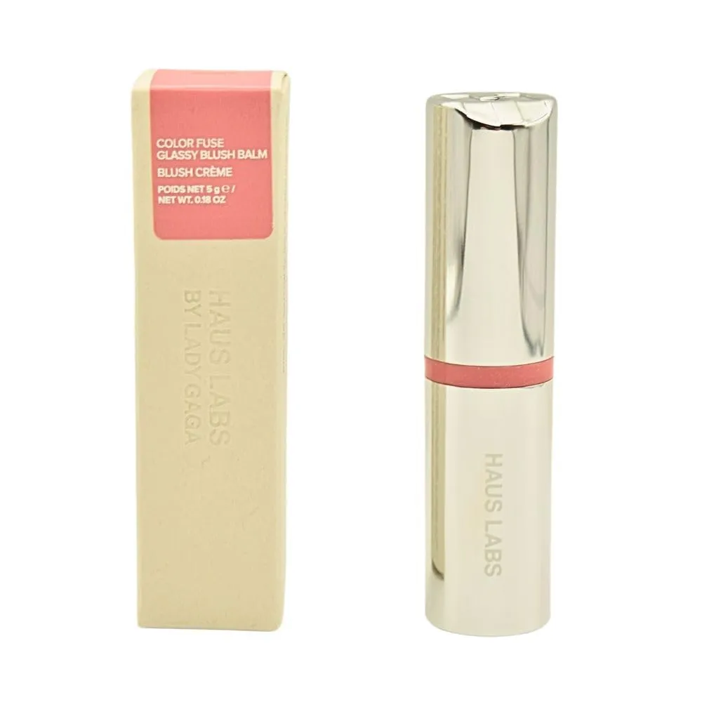 Haus Labs Color Fuse Longwear Hydrating Glassy Lip   Cheek Blush Balm Stick - Glassy Pomelo