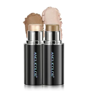 Highlighter Long Lasting, Contour Stick Makeup Naturally, Blush Makeup Smoothing, High Color Rendering, Easy To Mix, Vegan & Cruelty-Fre (Contour Stick Highlighter)