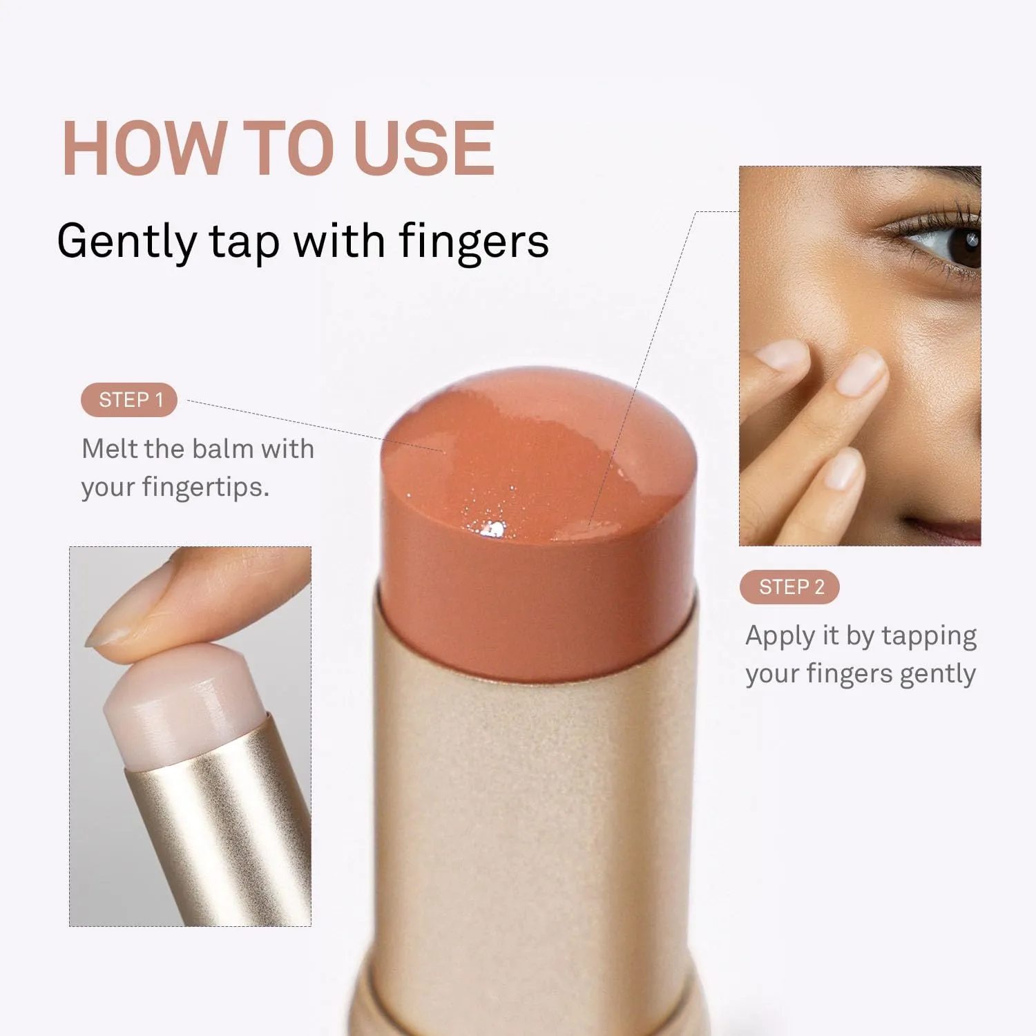 hince True Dimension Radiance Balm 10g - Shimmer Glow Face Highlighter Stick, Translucent Colors, Cream Blush Stick, Glass Skin in a Balm, Korean Beauty, Natural Makeup (DAWN RAY, TP002)