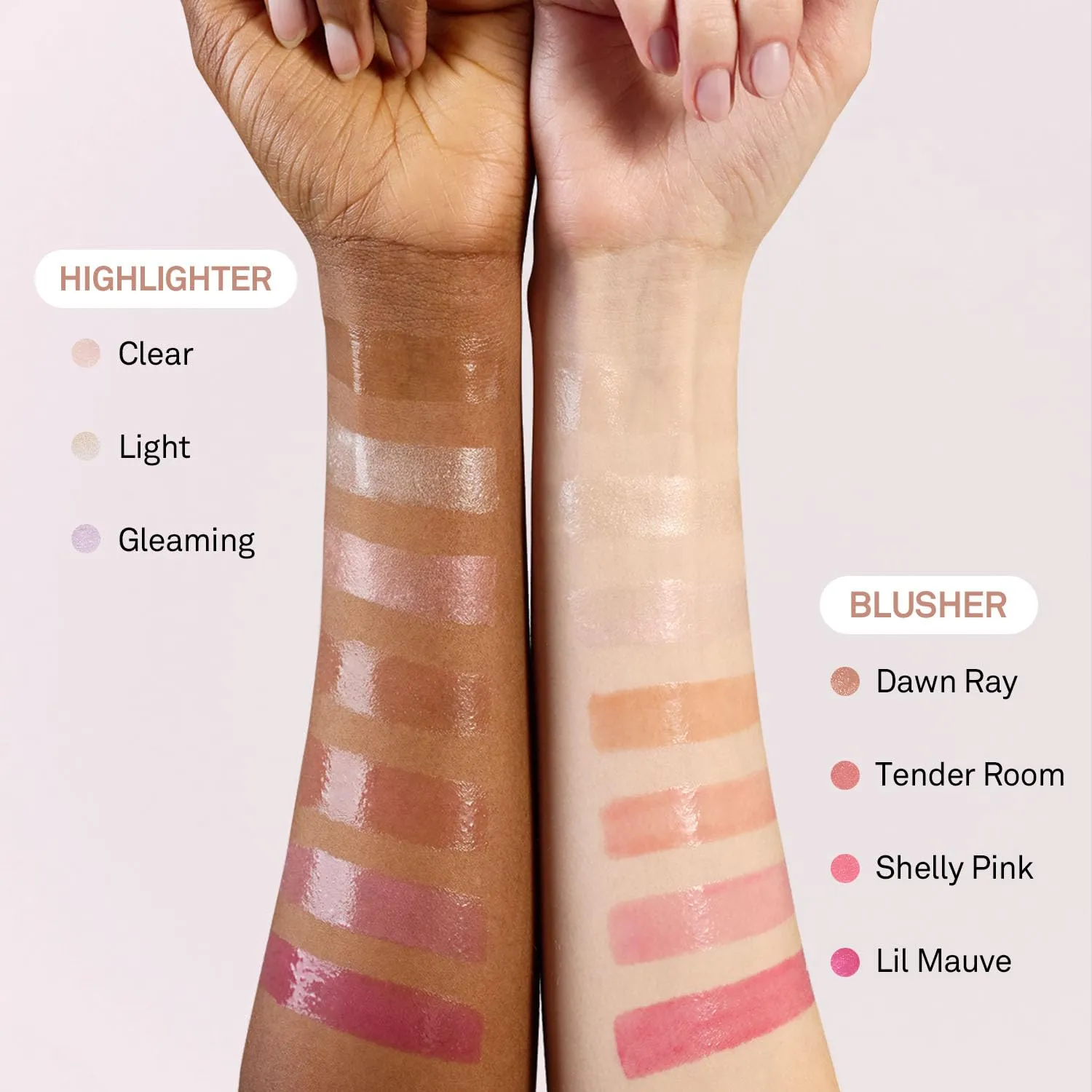hince True Dimension Radiance Balm 10g - Shimmer Glow Face Highlighter Stick, Translucent Colors, Cream Blush Stick, Glass Skin in a Balm, Korean Beauty, Natural Makeup (DAWN RAY, TP002)