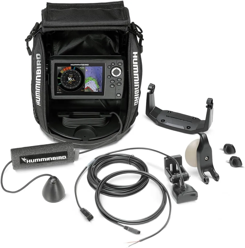 Humminbird ICE Helix 5 G3 Fish Finder, Chirp GPS All Season