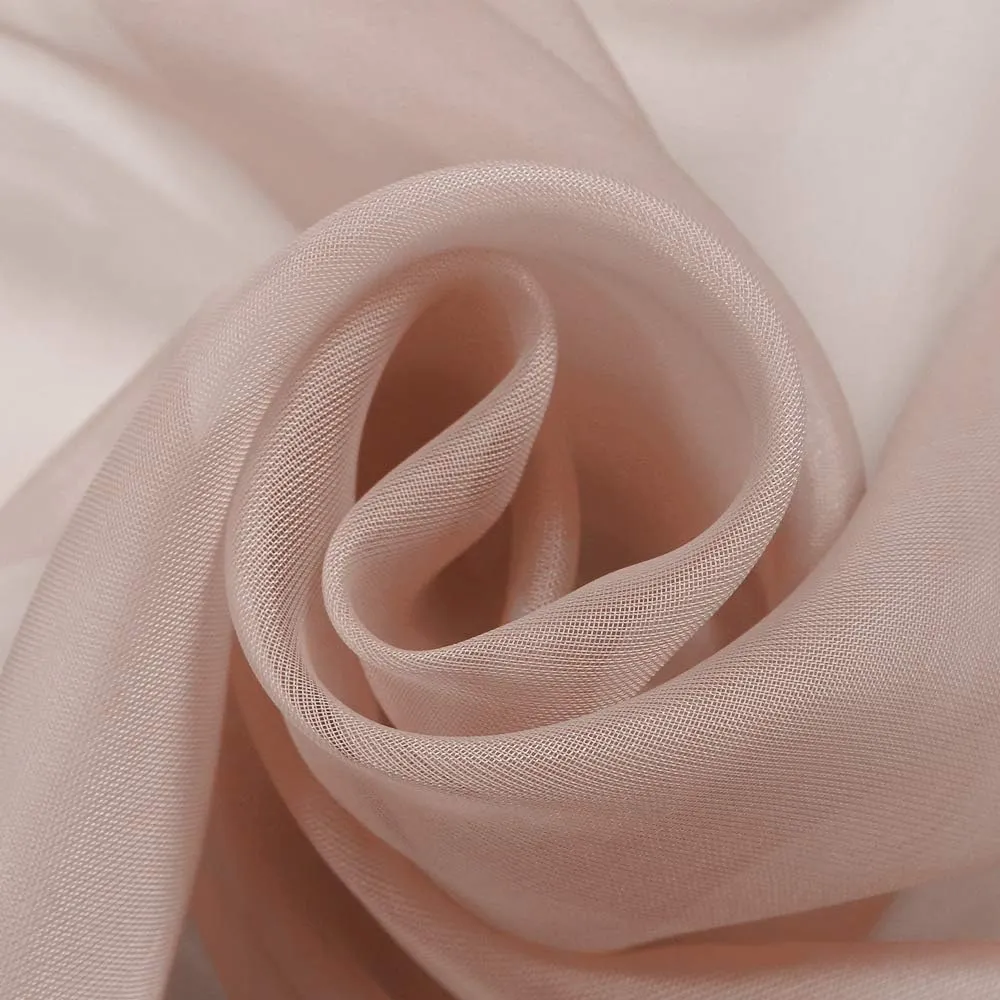 HUTO Blush Pink Sheer Window Scarf Valance for Girls Room Soft Voile Curtain Scaves Wedding Party Bed Canopy,1 Panel 52 x 216 Inch Extra Long