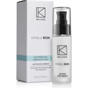 Hyalu-Ron Low Molecular Hyaluronic Eye Cream Niacinamide, Vitamin E, Beeswax Hydrating & Firming Anti-Aging Formula, 1 fl oz