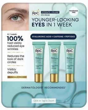 Hydrate and Plump Eye Cream 0.6 oz 3-pack